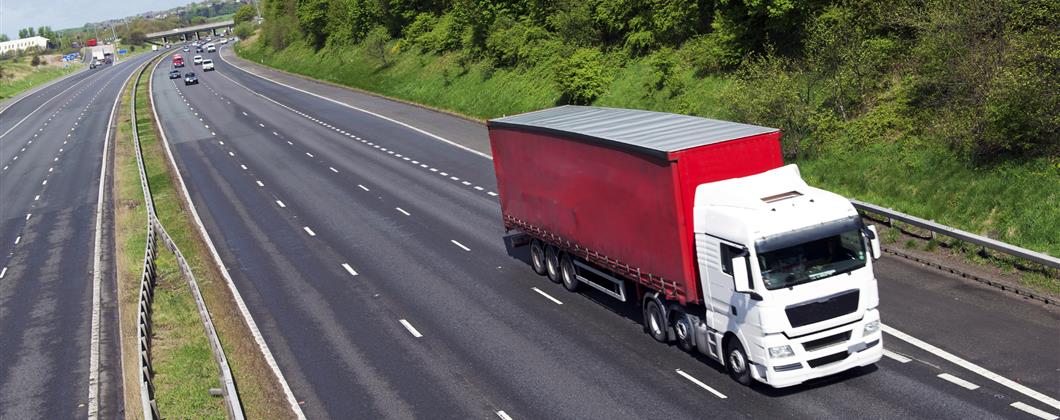 HGV On The Motorway